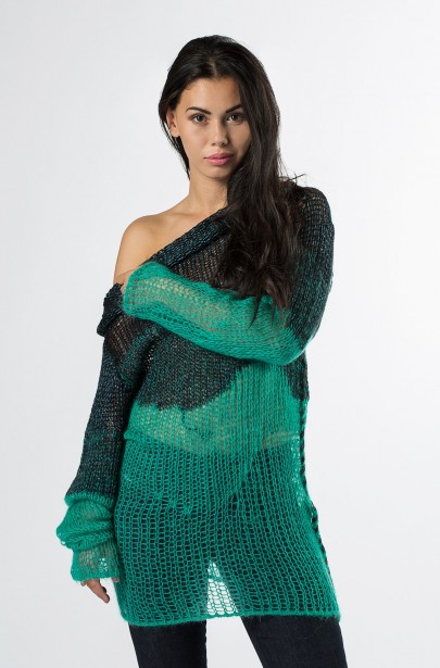 Sveter - DIESEL MMESHY PULLOVER Sveter - DIESEL MMESHY PULLOVER