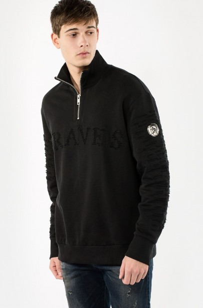 Sveter - DIESEL SBRAVESTITCH SWEATSHIRT Sveter - DIESEL SBRAVESTITCH SWEATSHIRT
