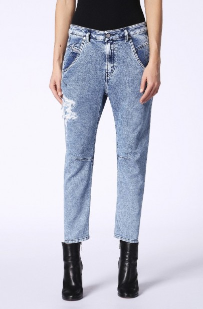 Rifle - DIESEL S.P.A.,BREGANZE FAYZAT Sweat jeans modré Rifle - DIESEL S.P.A.,BREGANZE FAYZAT Sweat jeans modré