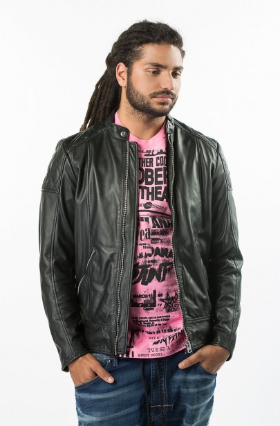 Kožená bunda Diesel L-MARTON JACKET Kožená bunda Diesel L-MARTON JACKET