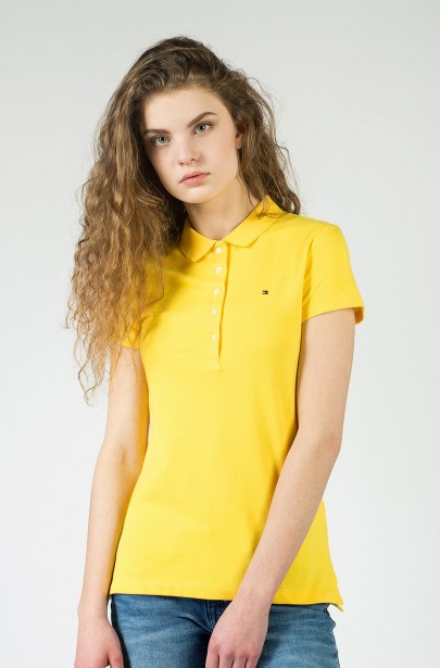 Polo - TOMMY HILFIGER NEW CHIARA STR PQ POLO SS Polo - TOMMY HILFIGER NEW CHIARA STR PQ POLO SS