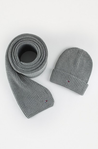 Šál a čiapka - TOMMY HILFIGER BASIC GIFTPACK SCARF&BEANIE Šál a čiapka - TOMMY HILFIGER BASIC GIFTPACK SCARF&BEANIE