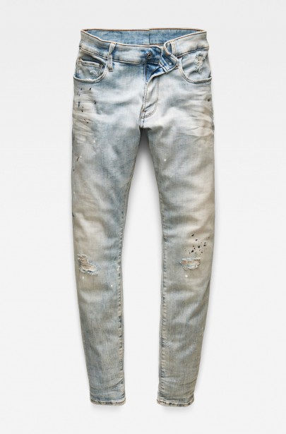 Rifle - G-STAR 3301 Deconstructed Skinny modré Rifle - G-STAR 3301 Deconstructed Skinny modré