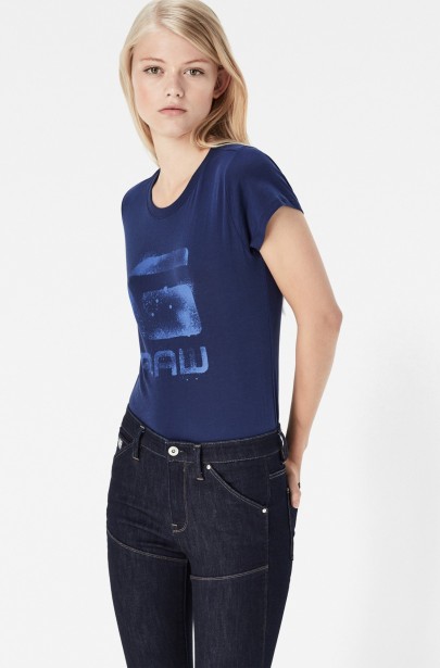Tričko G-STAR Theagan slim r t wmn s/s Tričko G-STAR Theagan slim r t wmn s/s
