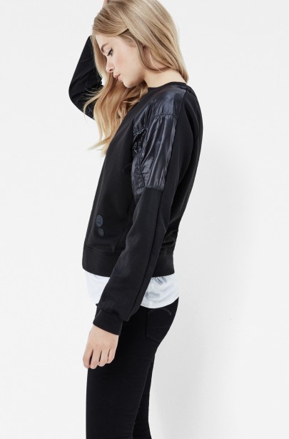Mikina G-STAR Yaiwa cropped r sw wmn l/s Mikina G-STAR Yaiwa cropped r sw wmn l/s
