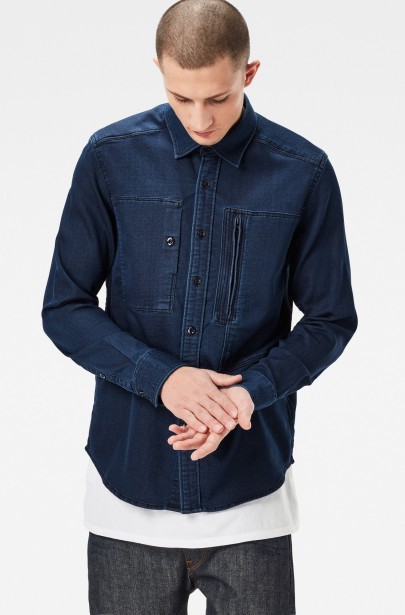 Košeľa G-STAR Powel shirt l/s Košeľa G-STAR Powel shirt l/s