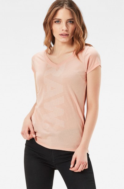 Tričko - G-STAR Saal slim v t wmn s/s Tričko - G-STAR Saal slim v t wmn s/s