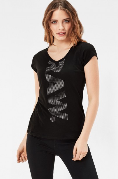 Tričko - G-STAR Saal slim v t wmn s/s Tričko - G-STAR Saal slim v t wmn s/s