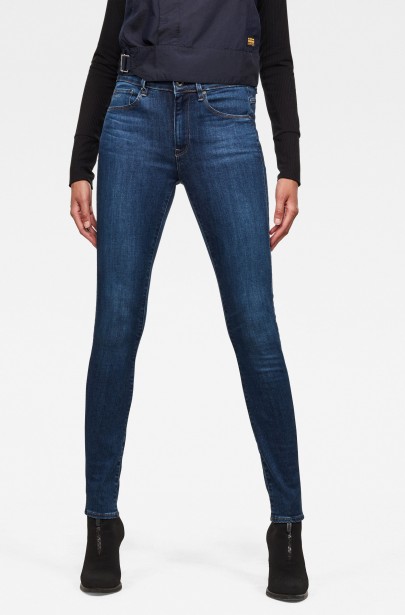 Rifle - G-STAR 3301 High Skinny Wmn NEW modré Rifle - G-STAR 3301 High Skinny Wmn NEW modré