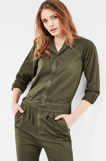 Overal - G-STAR Bronson Army Boyfriend Suit Wmn ls Overal - G-STAR Bronson Army Boyfriend Suit Wmn ls