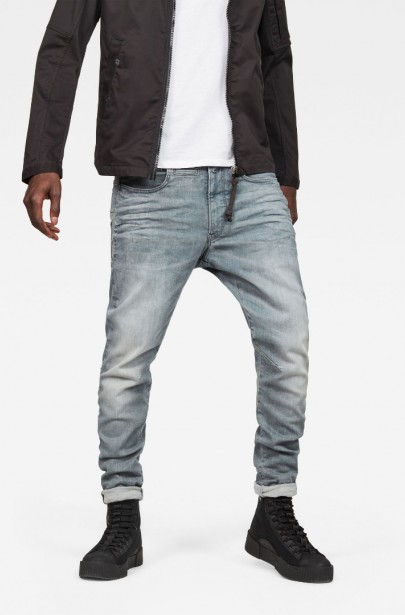 Rifle - G-STAR D-Staq 3D Skinny sivé Rifle - G-STAR D-Staq 3D Skinny sivé