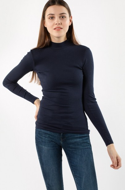 Tričko - G-STAR Xinva slim funnel t wmn l/s Tričko - G-STAR Xinva slim funnel t wmn l/s