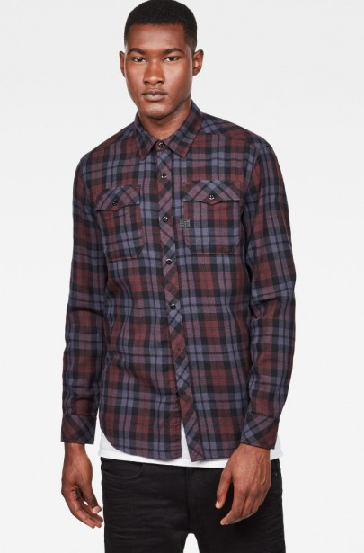 Košeľa - G-STAR Landoh shirt l/s Košeľa - G-STAR Landoh shirt l/s