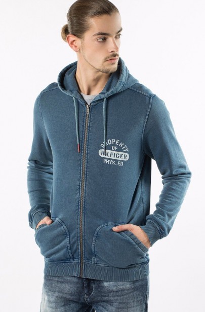MIKINA - Tommy Hilfiger THDM BASIC HD ZIPTHRU L/S 8 MIKINA - Tommy Hilfiger THDM BASIC HD ZIPTHRU L/S 8