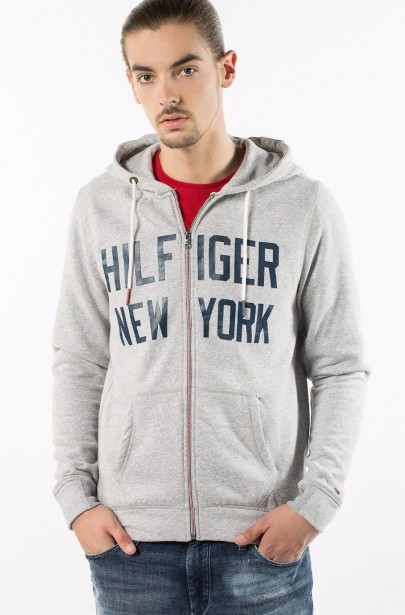 MIKINA - Tommy Hilfiger THDM BASIC HD ZIPTHRU L/S 2 MIKINA - Tommy Hilfiger THDM BASIC HD ZIPTHRU L/S 2