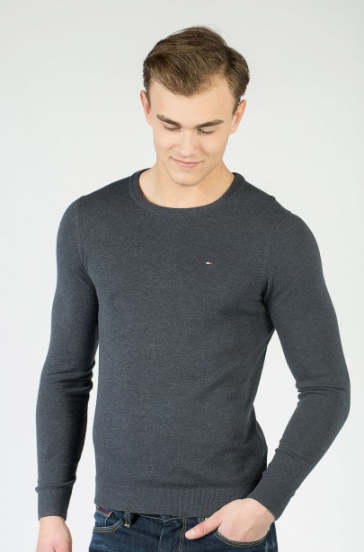 Sveter - TOMMY HILFIGER THDM BASIC CN SWEATER L/S 11 Sveter - TOMMY HILFIGER THDM BASIC CN SWEATER L/S 11