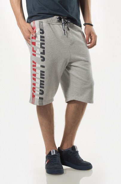 Krátke nohavice - TOMMY HILFIGER TJM GRAPHIC BASKETBALL SHORT sivé Krátke nohavice - TOMMY HILFIGER TJM GRAPHIC BASKETBALL SHORT sivé
