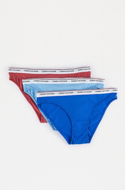 Nohavičky - TOMMY HILFIGER 3P BIKINI rôznofarebné Nohavičky - TOMMY HILFIGER 3P BIKINI rôznofarebné