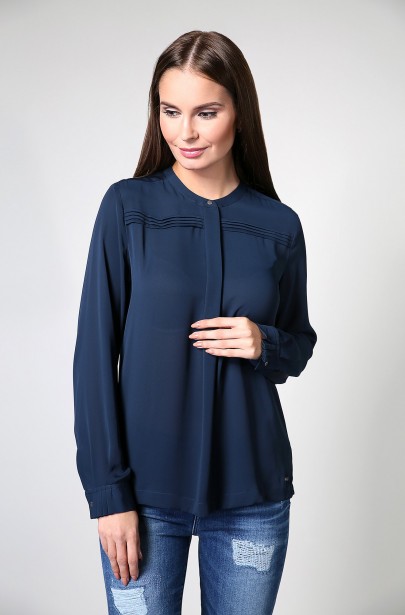 Blúzka Tommy Hilfiger KENDER PLEATED BLOUSE LS Blúzka Tommy Hilfiger KENDER PLEATED BLOUSE LS