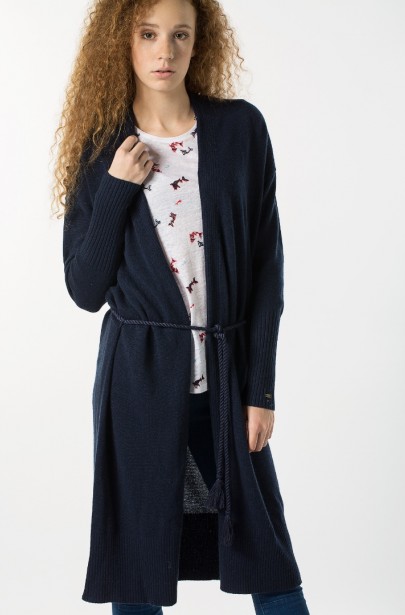 Kardigán - Tommy Hilfiger BACIA LONG CARDI Kardigán - Tommy Hilfiger BACIA LONG CARDI
