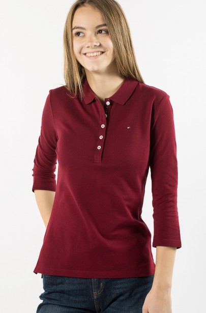 Polotričko - Tommy Hilfiger NEW CHIARA STR PQ POLO 3/4 SLV Polotričko - Tommy Hilfiger NEW CHIARA STR PQ POLO 3/4 SLV