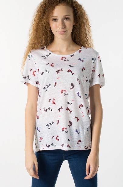 Tričko - TOMMY HILFIGER CLARISSA C-NK TOP SS Tričko - TOMMY HILFIGER CLARISSA C-NK TOP SS