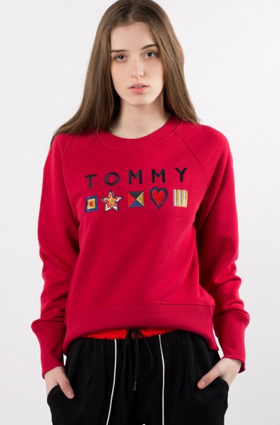 MIKINA - TOMMY HILFIGER TH ATH CLIO SWEATSHI MIKINA - TOMMY HILFIGER TH ATH CLIO SWEATSHI